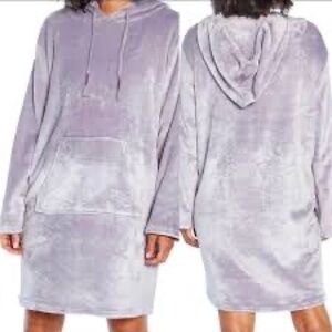 Wildfox lilac oversized hoodie dress plush soft